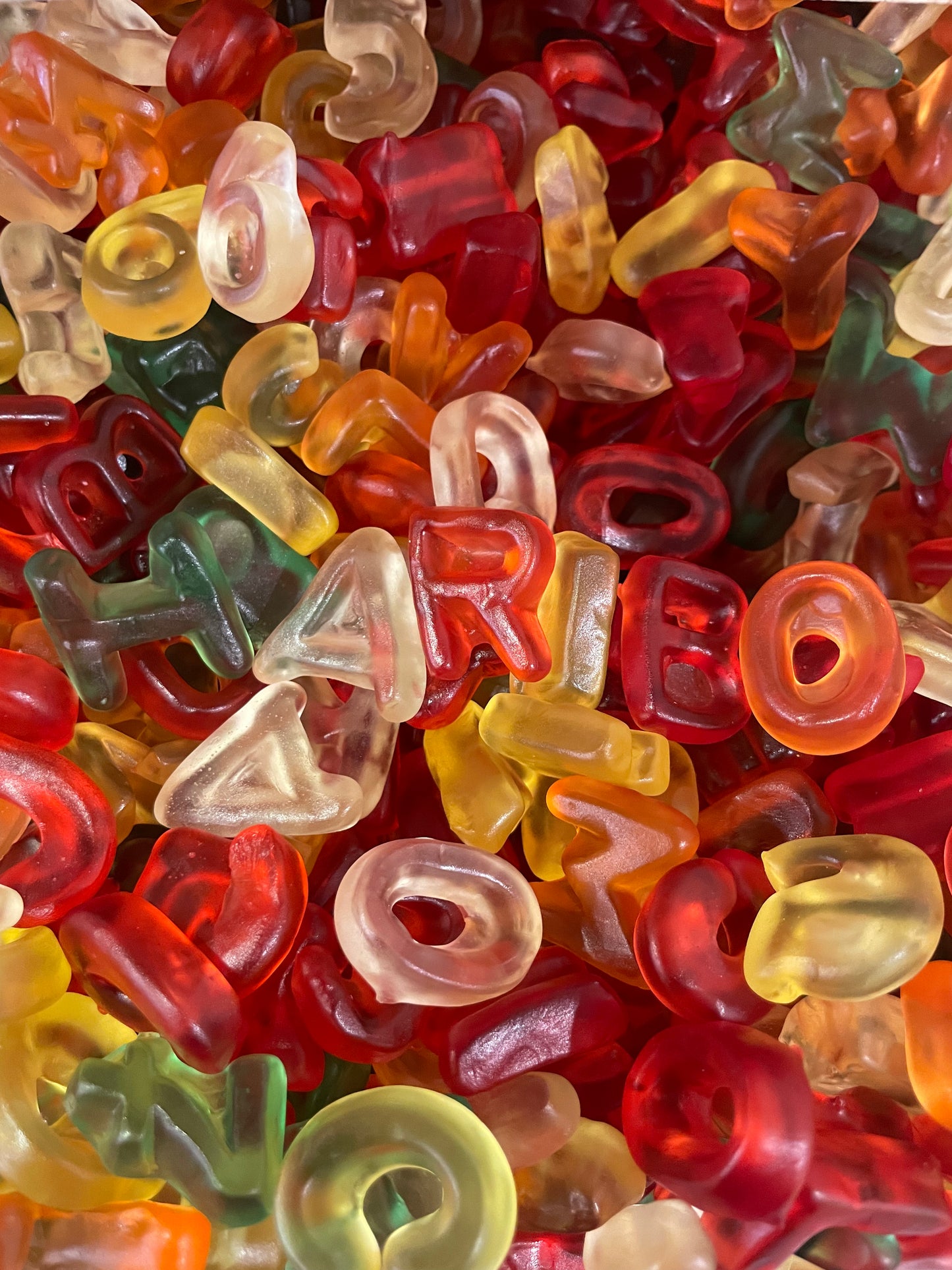 Abc petites lettres Haribo