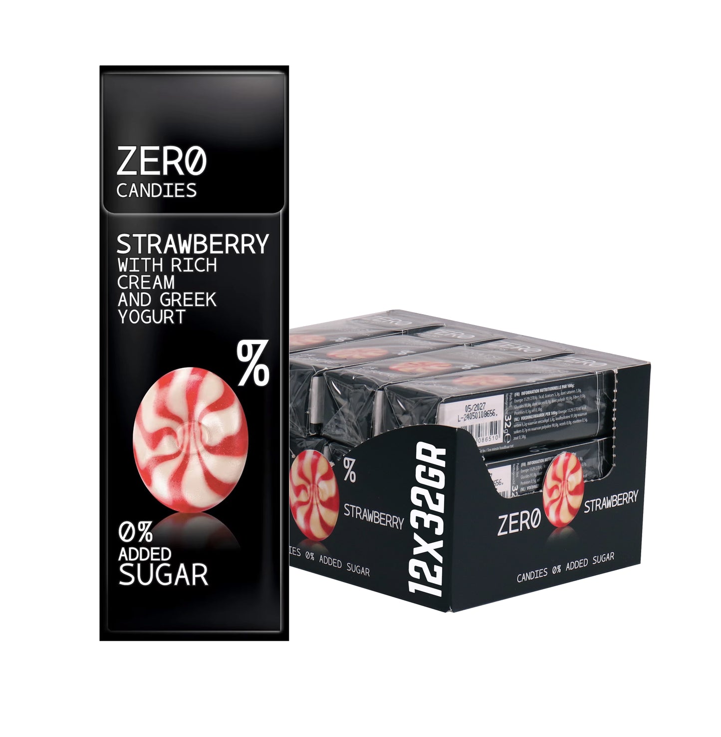 Zero fraise crème