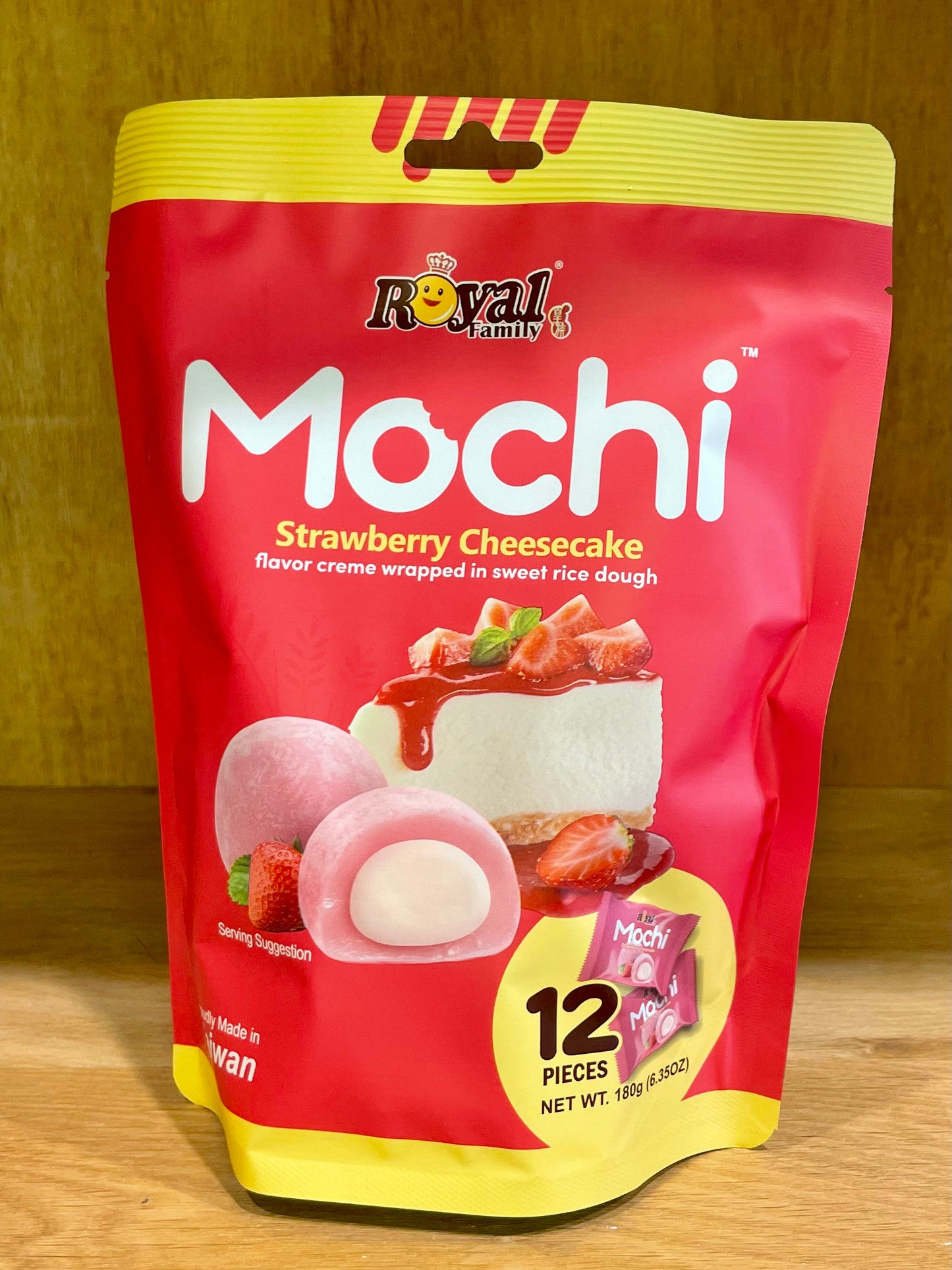 Mochi Strawberry Cheesecake