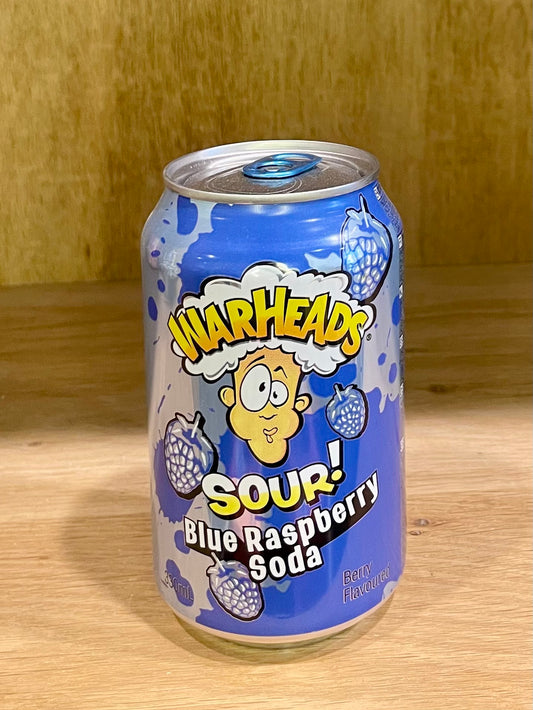 Soda Warheads Blue Raspberry Flavor 330ML