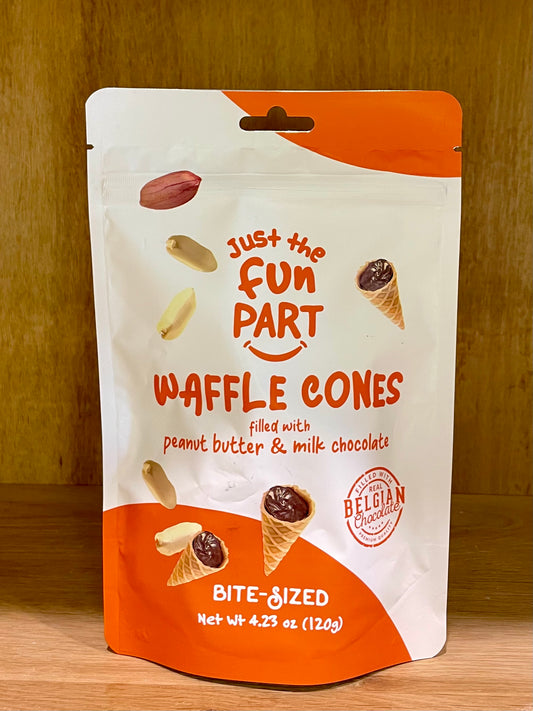 Waffle Cone Peanut Butter & Chocolat Au Lait