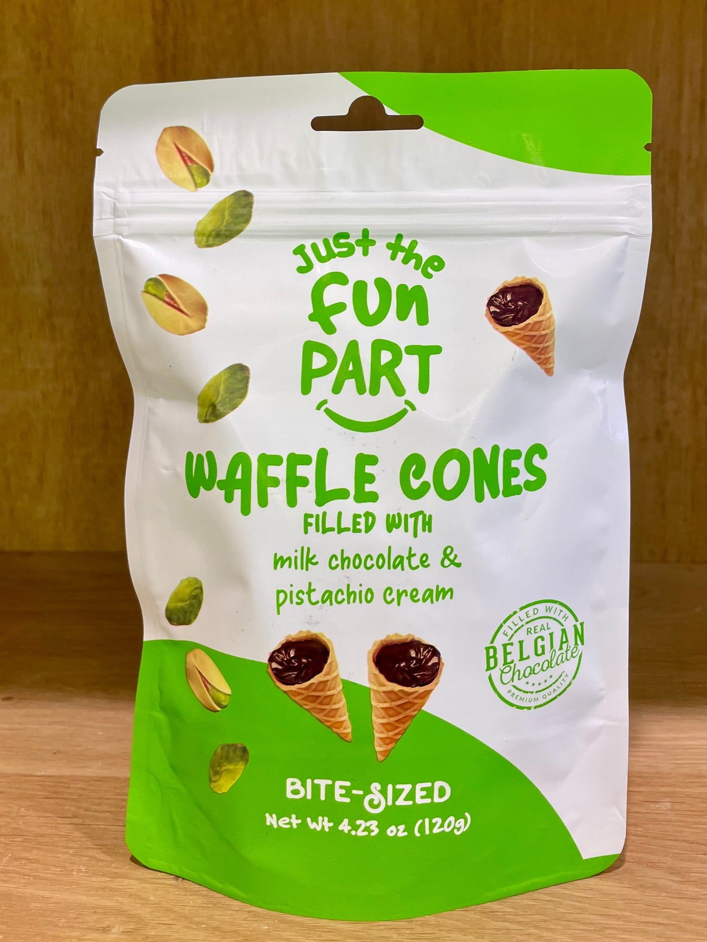 Waffle Cones Creme Pistache & Chocolat Au Lait