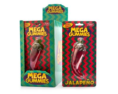 Mega gummies piment  120 gr